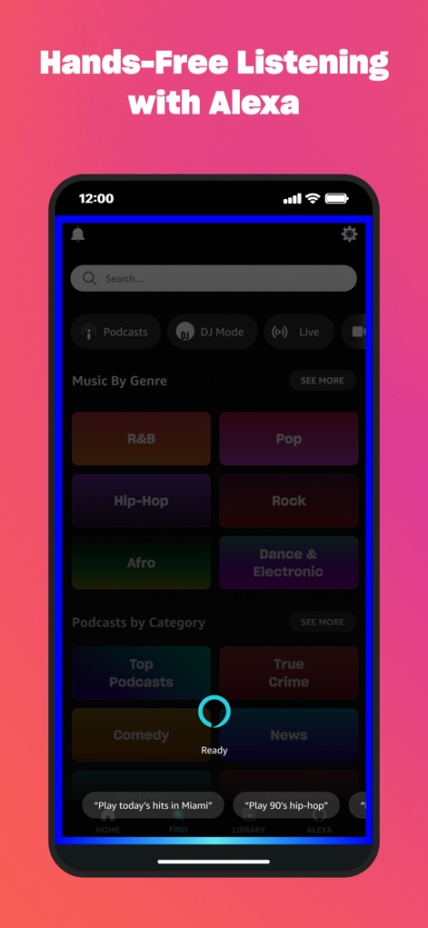 Amazon Music: Songs & Podcasts - Voice-Controlled Navigation