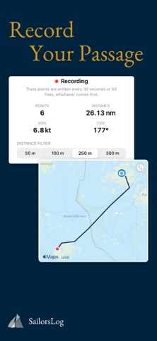 SailorsLog: Sailing Logbook Screenshot 2 of 6
