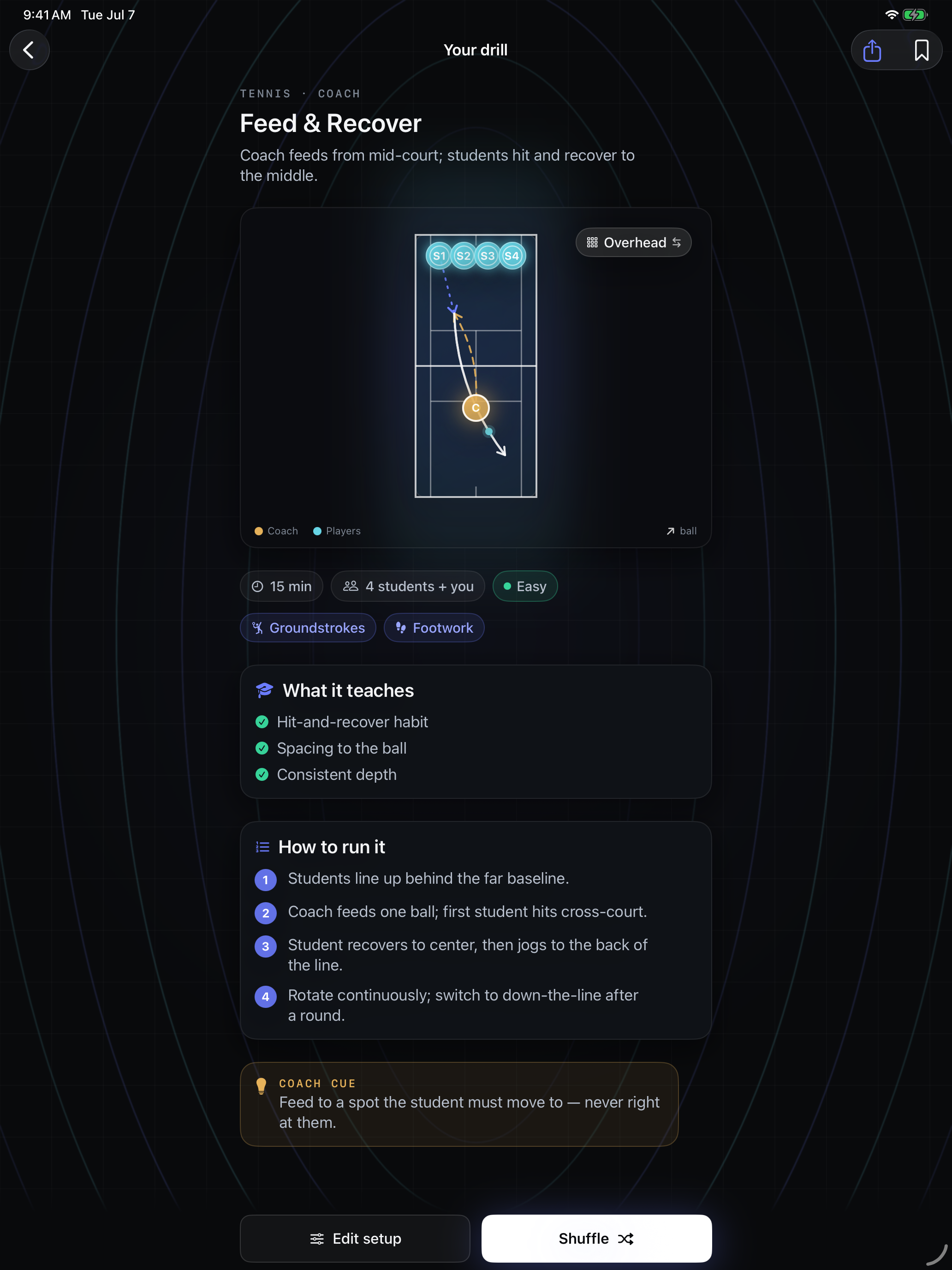 Tennis Camp: Drills & Practice screenshot 10