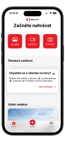 iReportér app screenshot