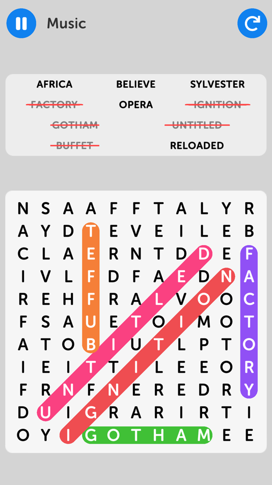 #1. Word Search - Fun Word Game (iOS) 由: MochiBits, LLC