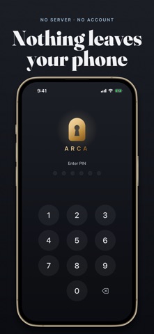 Private Photo Vault - Arca iPhone screenshot