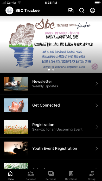 Screenshot #1 pour Sierra Bible Church Truckee