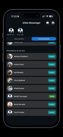 Urbis Messenger screenshot