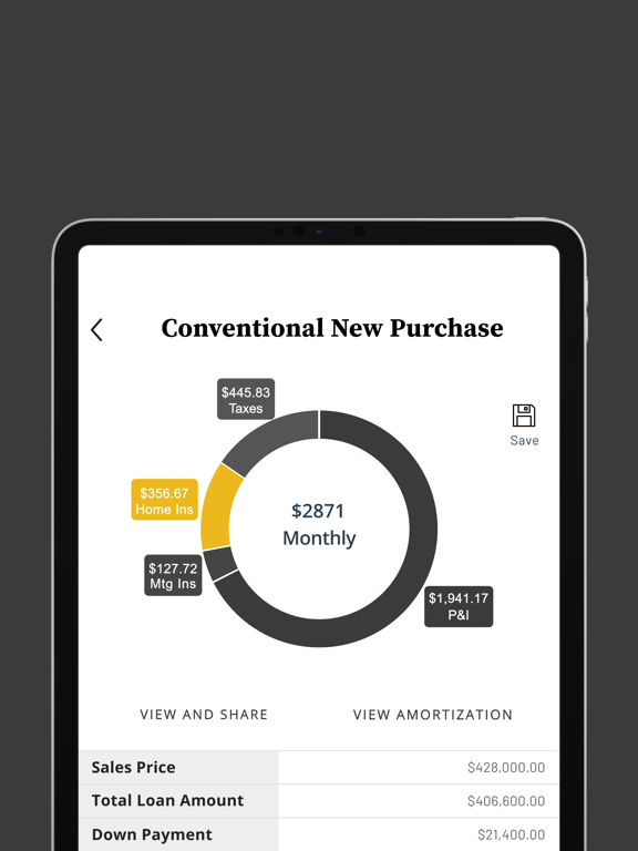S1 Connect iPad screenshot 4 - Finance app