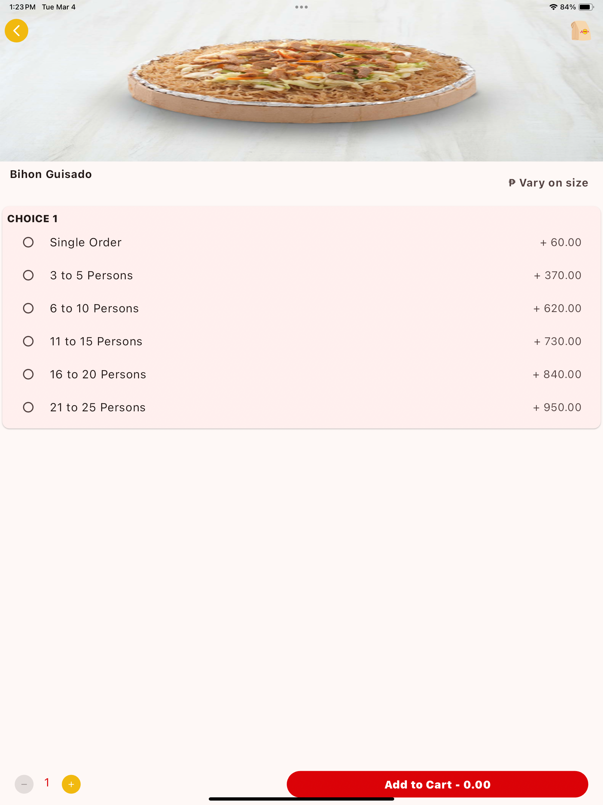 Amber Food App