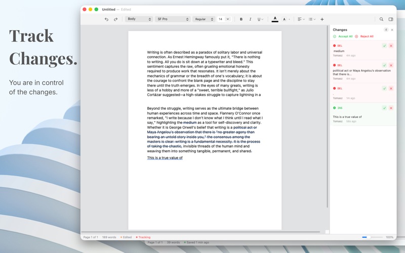 Verso Writer Screenshot 7