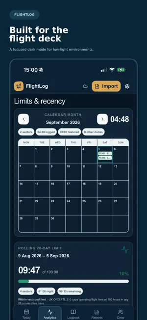 FlightLog – Pilot Logbook screenshot 4