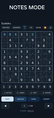 Sudoku 100 스크린샷 2