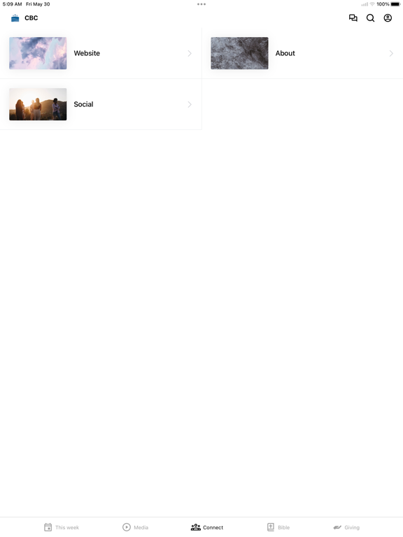 Chandler Baptist Church iPad screenshot 3 - Education app
