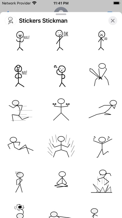 Stickers Stickman - WASticker screenshot-5