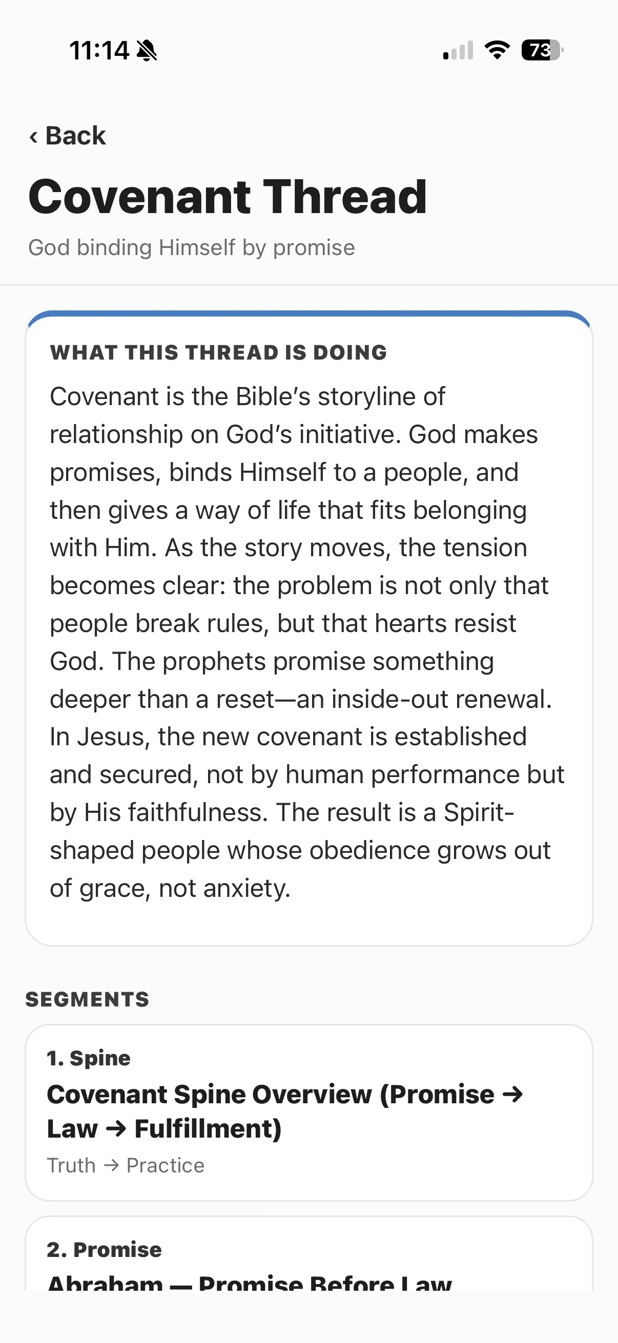 Bible Threads screenshot 3