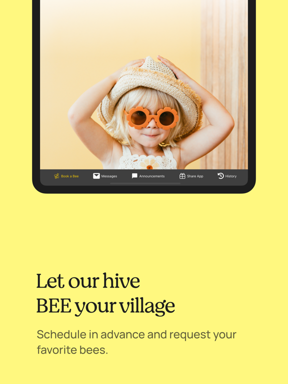 Busy Bees Babysitting iPad screenshot 2 - Lifestyle app
