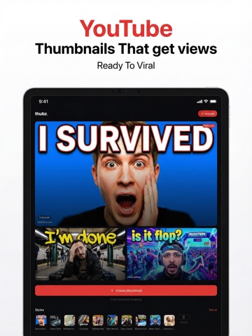 Ai Thumbnail Maker for Youtube iPad screenshot