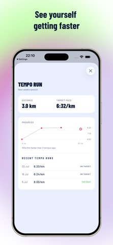 Lanes – Marathon Coach iPhone screenshot