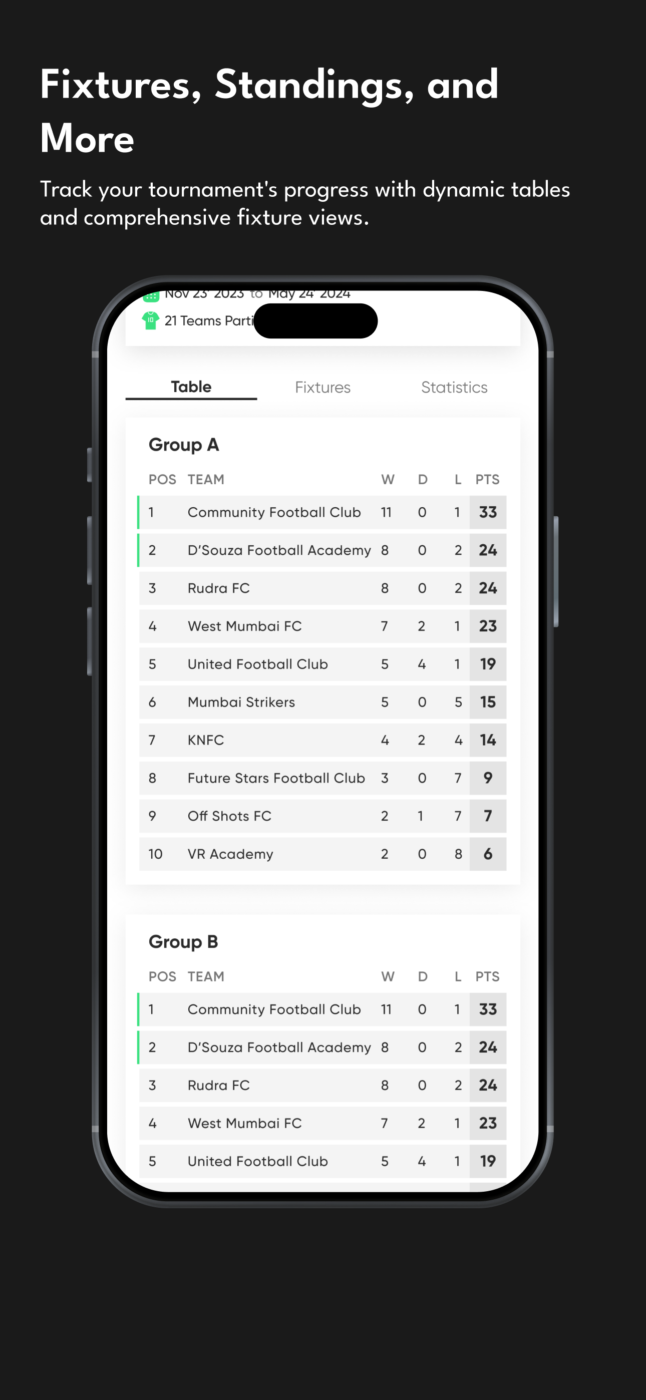 8lete Organiser