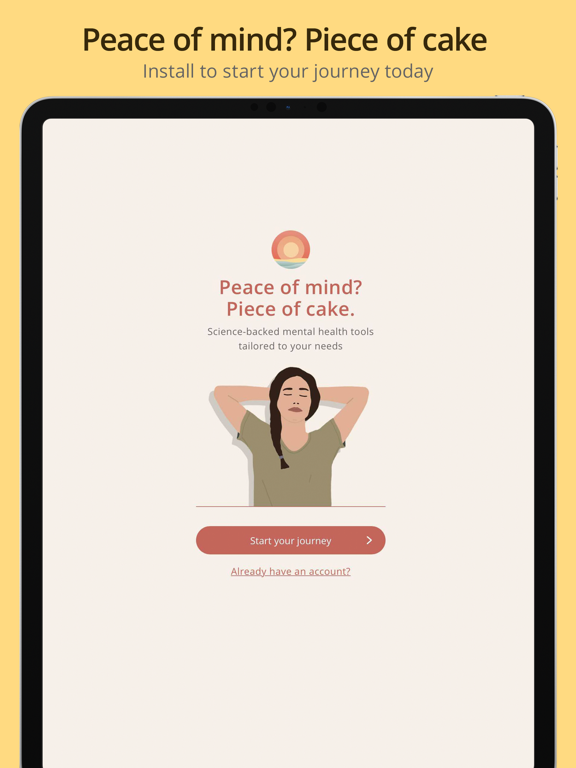 CALMzone | Anxiety Relief iPad screenshot 8 - Health & Fitness app