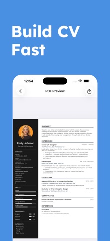 CV Maker: Resume CV Builder screenshot 1