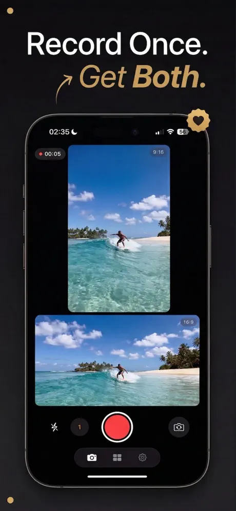 ReFrame: Dual Camera Recorder screenshot 1