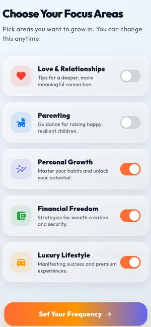 Mindset Shift: Wealth & Habits screenshot 2