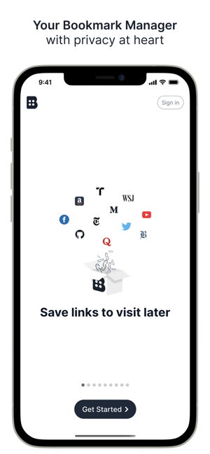 Brace.to - Bookmark Manager スクリーンショット