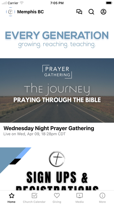 Memphis Baptist Church Screenshot