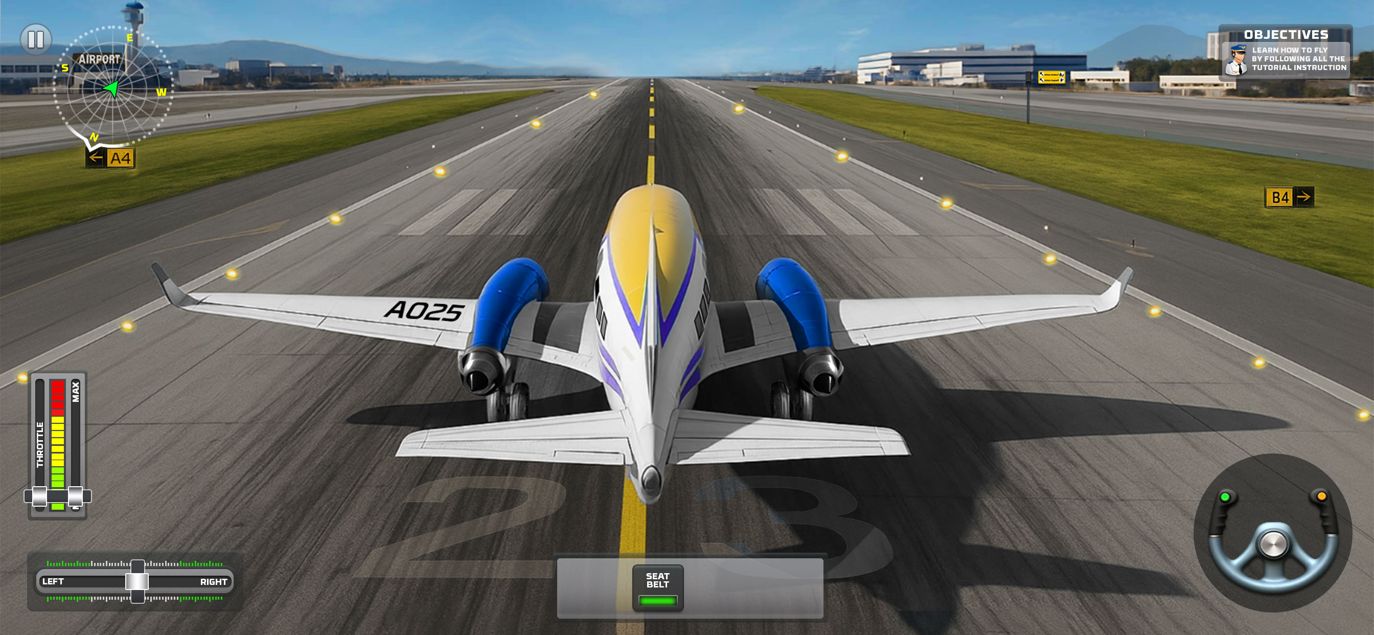 City Airplane Simulator Games