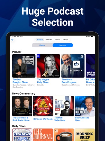 Conservative Talk Radio iPad screenshot