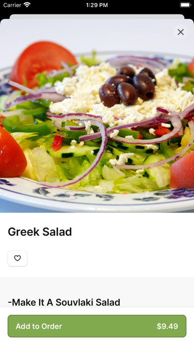 Souvlaki Fresh iPhone screenshot 3 - Food & Drink app