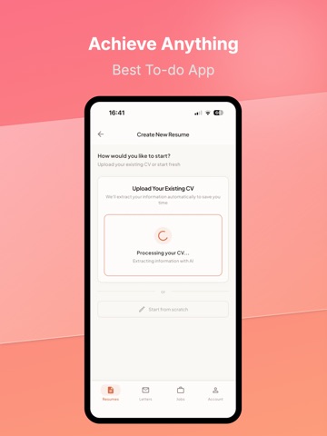 Atlas Resume:AI Resume Builder iPad screenshot