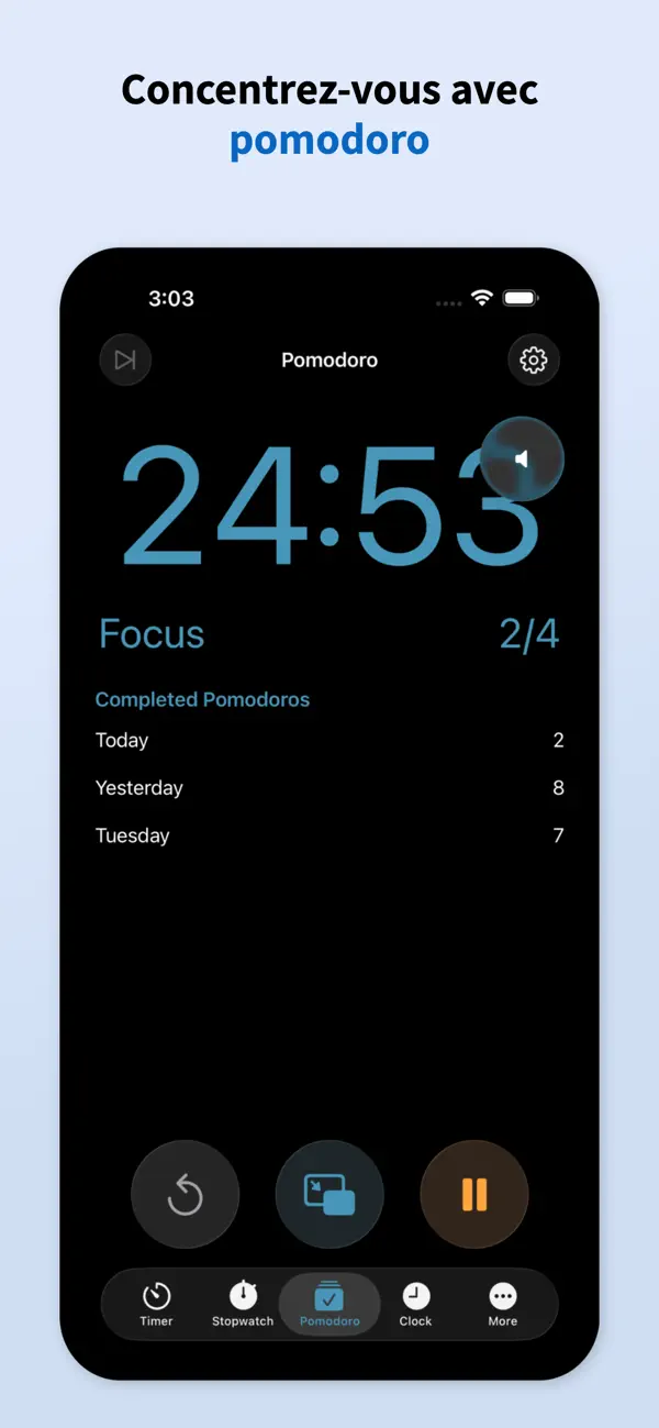 Screenshot #3 pour Pop Out Minuteur et Chrono