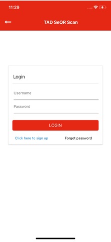 TAD SeQR Scan screenshot