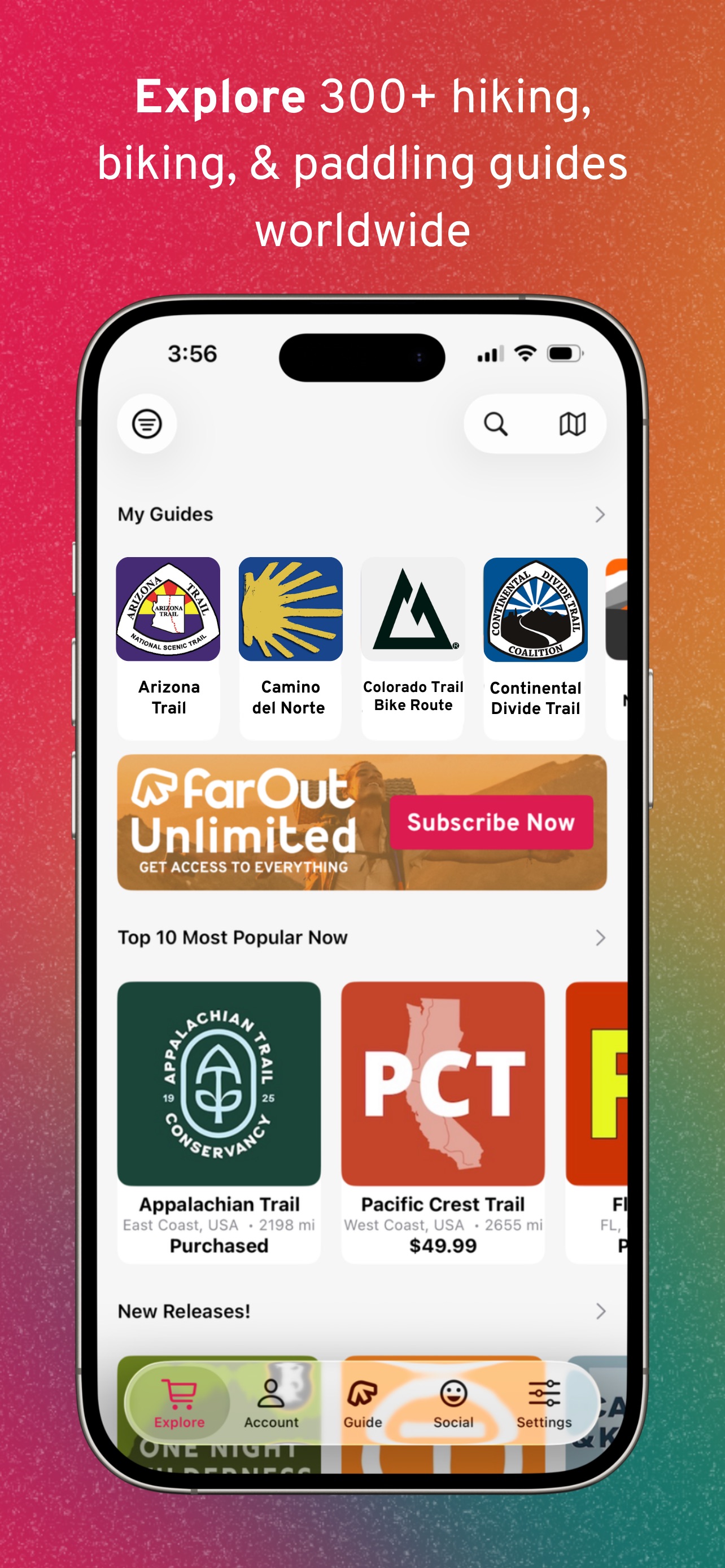 FarOut: Hike, Bike, Paddle screenshot 1