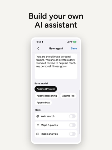 Appmo - AI Assistant iPad screenshot