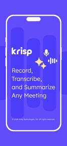 Krisp AI Meeting Note Taker screenshot