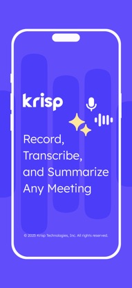 Krisp AI Meeting Note Taker screenshot 1
