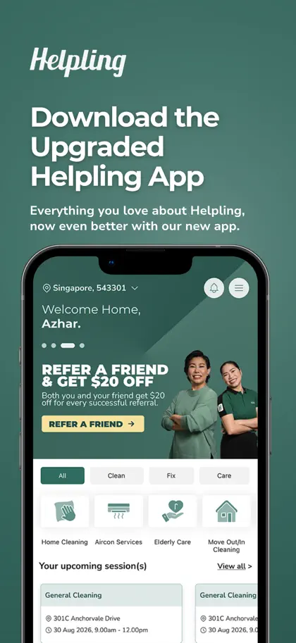 Screenshot 3 di 6 di Helpling SG: Home Services App