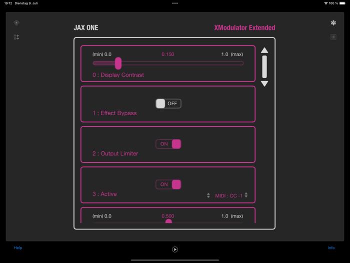 JAX ONE XModulator Extended