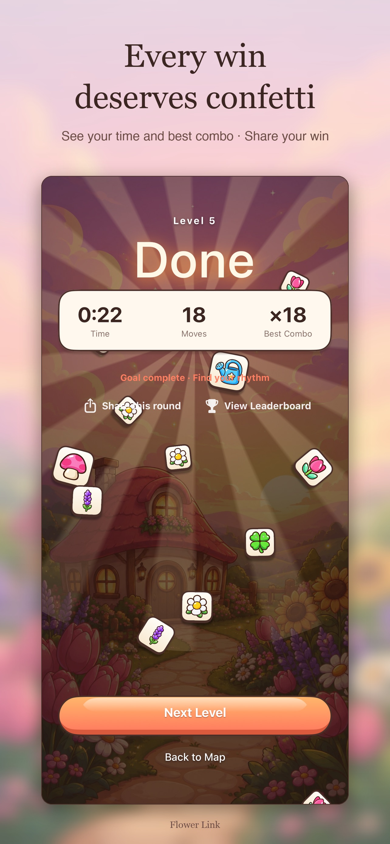 Screenshot 3 of Flower Link: Tile Match