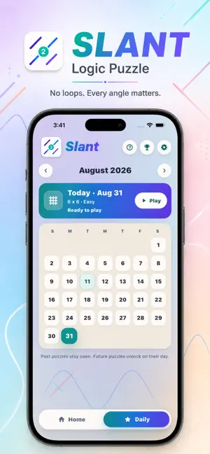 Slant - Classic Puzzle screenshot 2