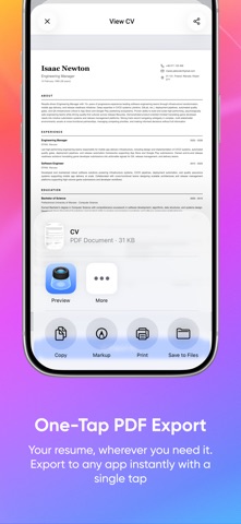 cvDoc: AI Resume & CV Builder screenshot 6