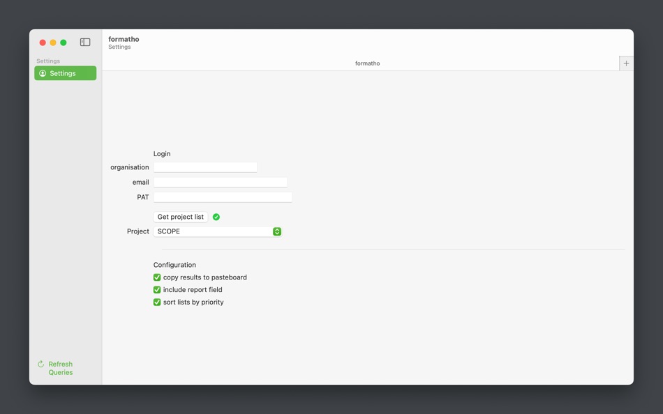 #1. formatho (macOS) 由: Luiz Carlos Maia Junior
