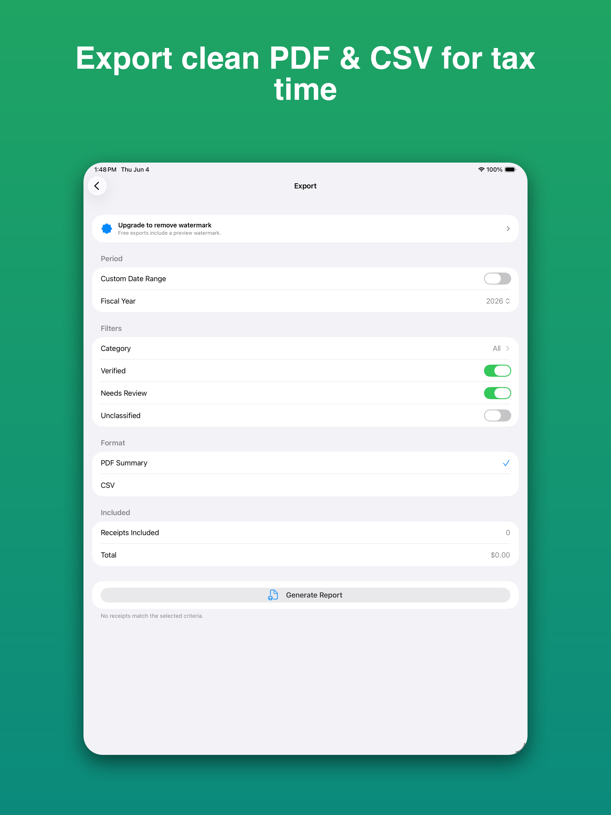 ReceiptZero: Receipt Scanner