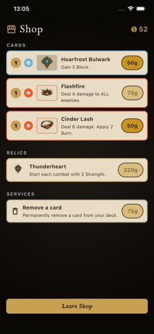 Deckstiny: Roguelike Card Game iPhone screenshot