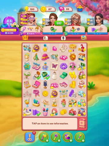 Glow Tales: Merge & Makeover iPad screenshot