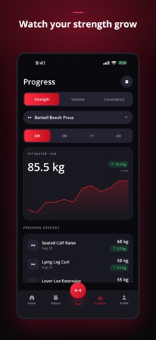 Let's Workout: Gym Tracker Screenshot 3 of 8