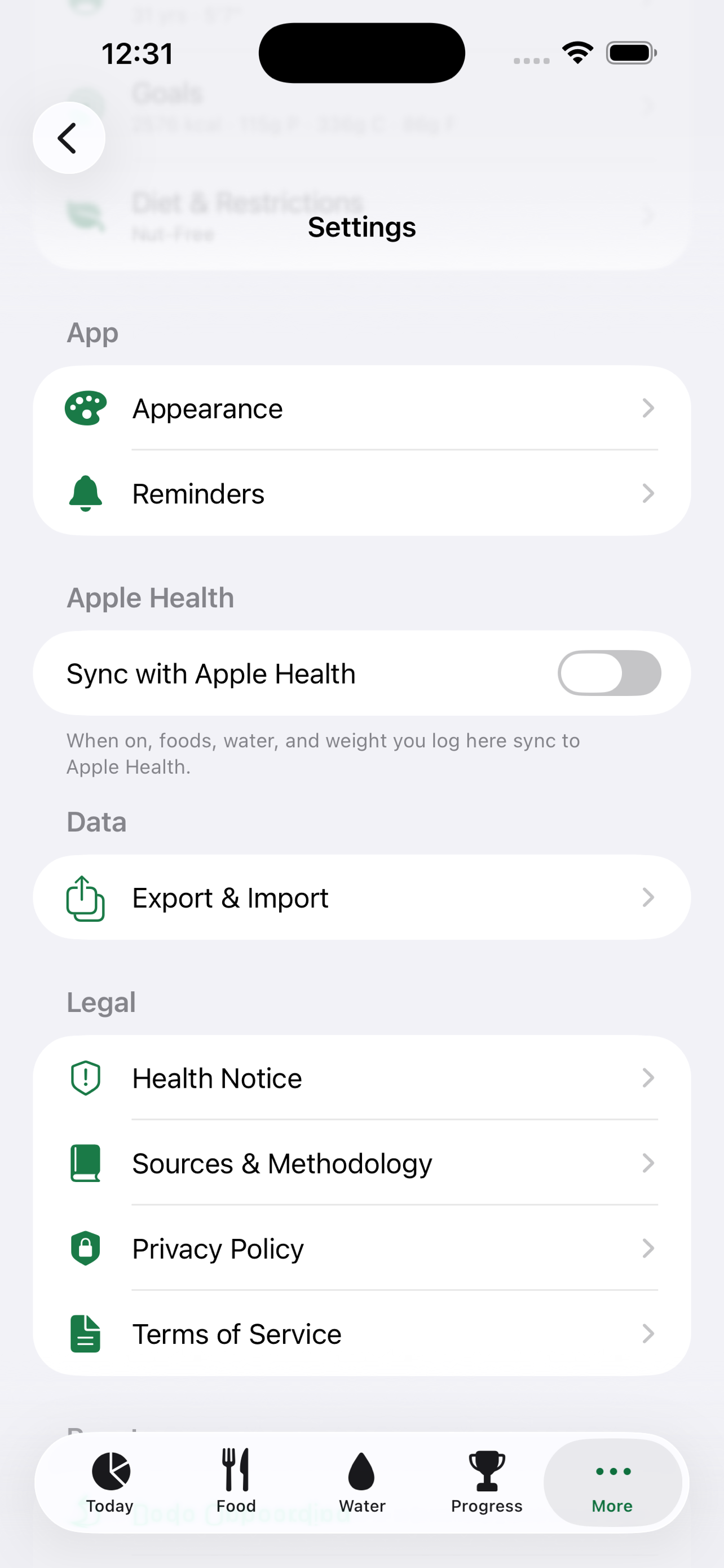 Caltopia - Calorie Tracker