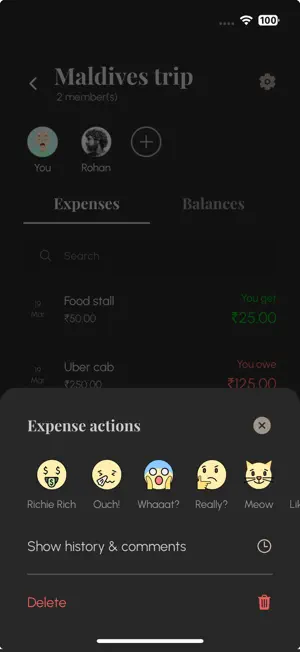 Splitz: Track & Split Expenses screenshot 4