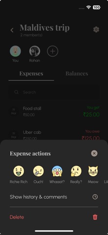 Splitz: Track & Split Expenses screenshot