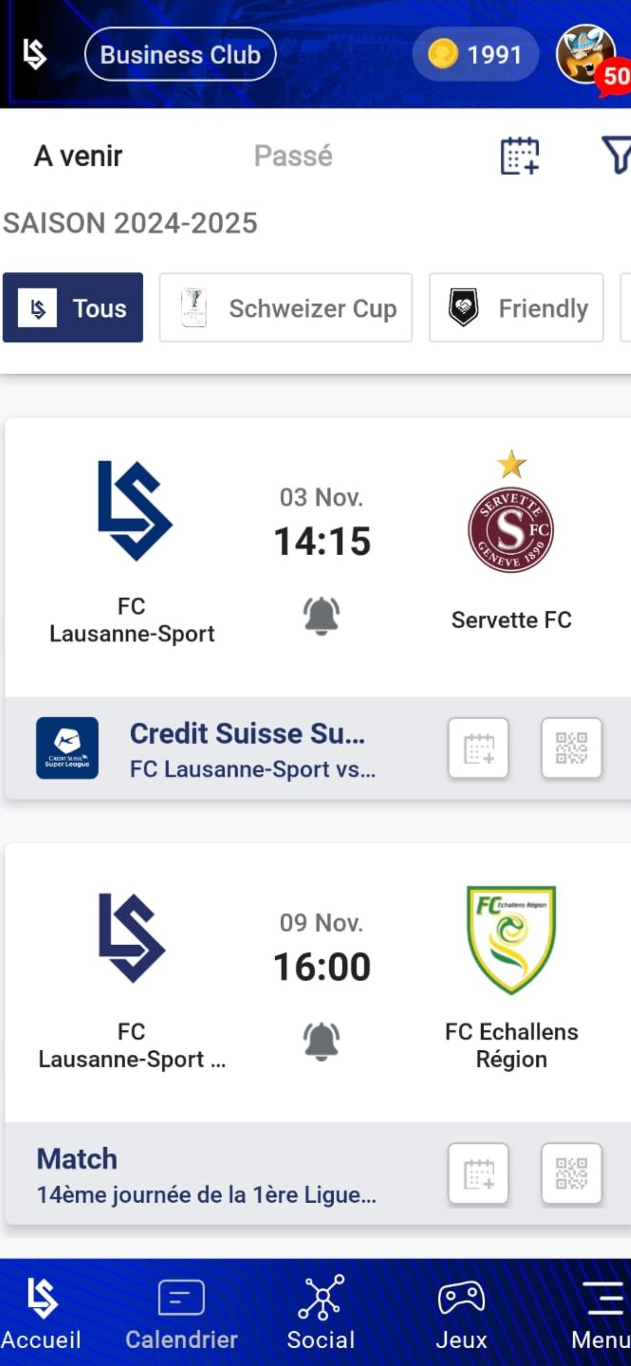 FC Lausanne-Sport screenshot 3